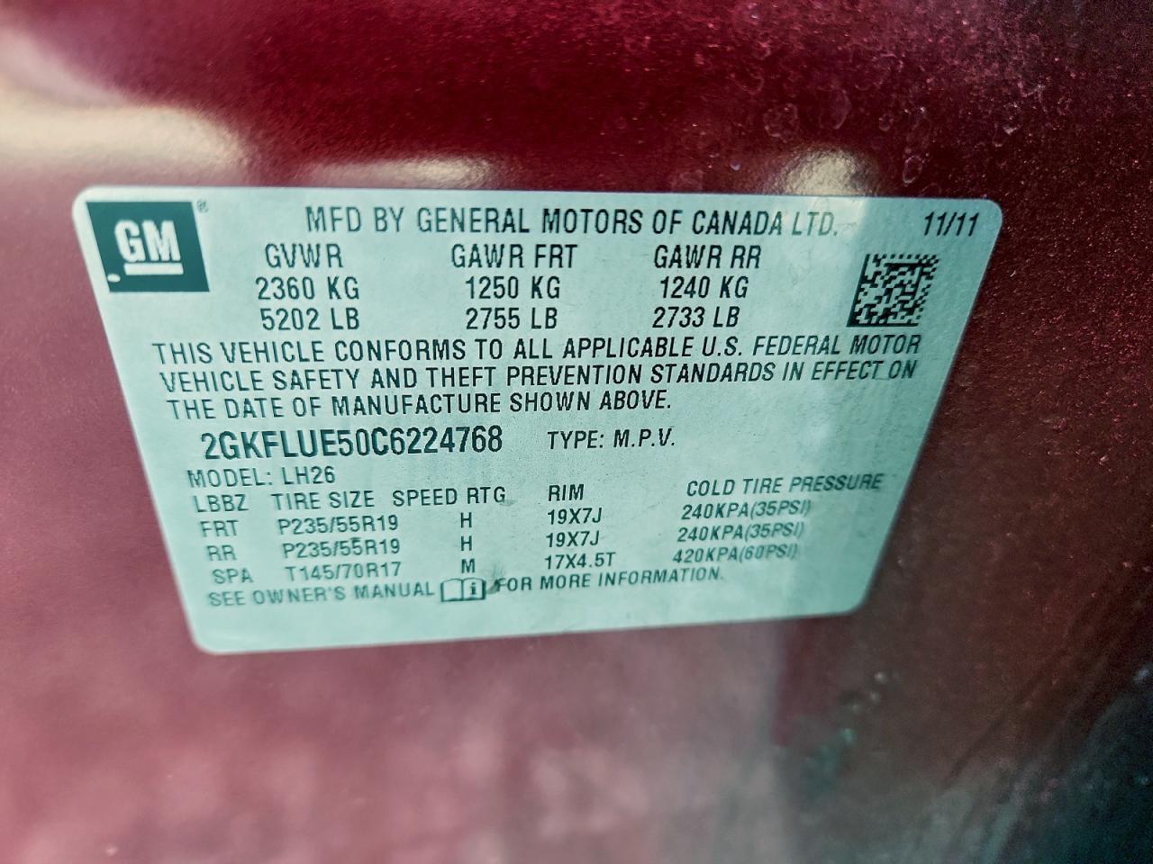 2012 GMC Terrain