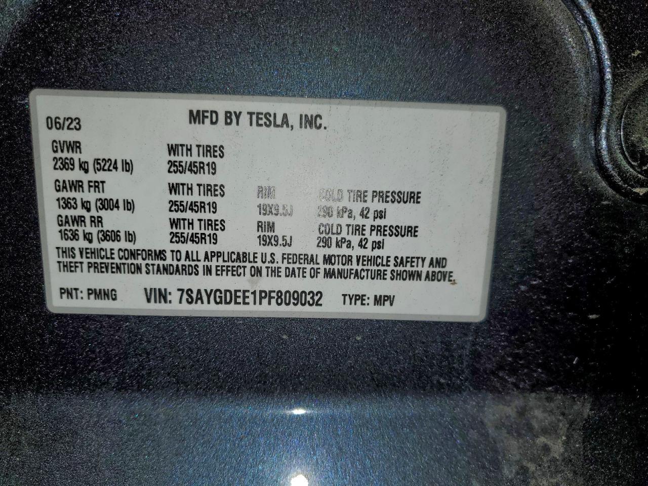 2023 TESLA MODEL Y
