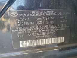 2011 HYUNDAI SONATA