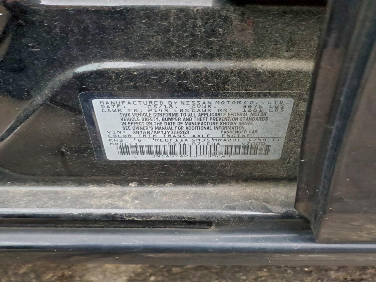 2018 NISSAN SENTRA