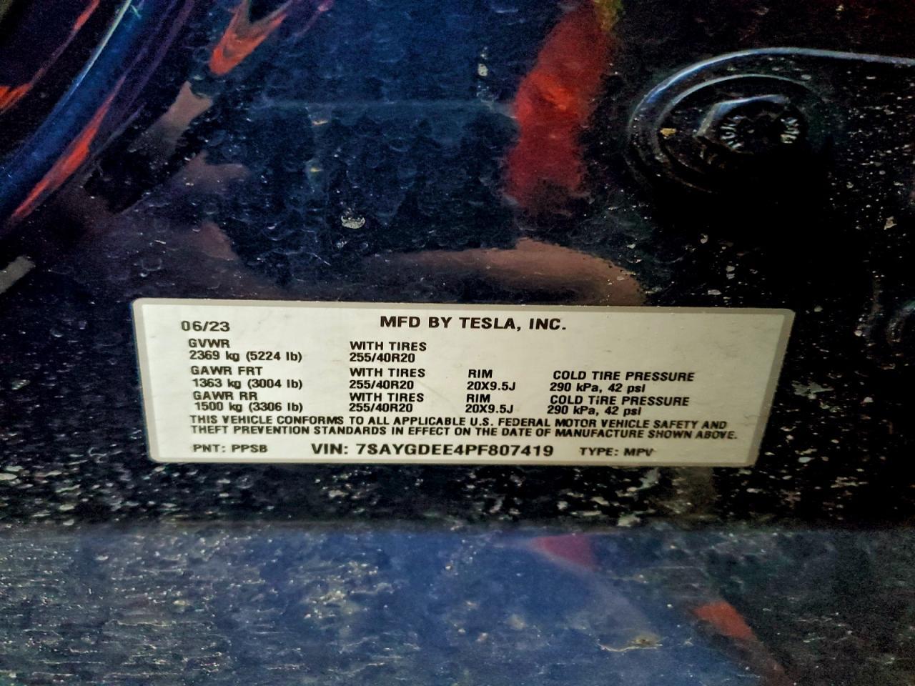 2023 TESLA MODEL Y