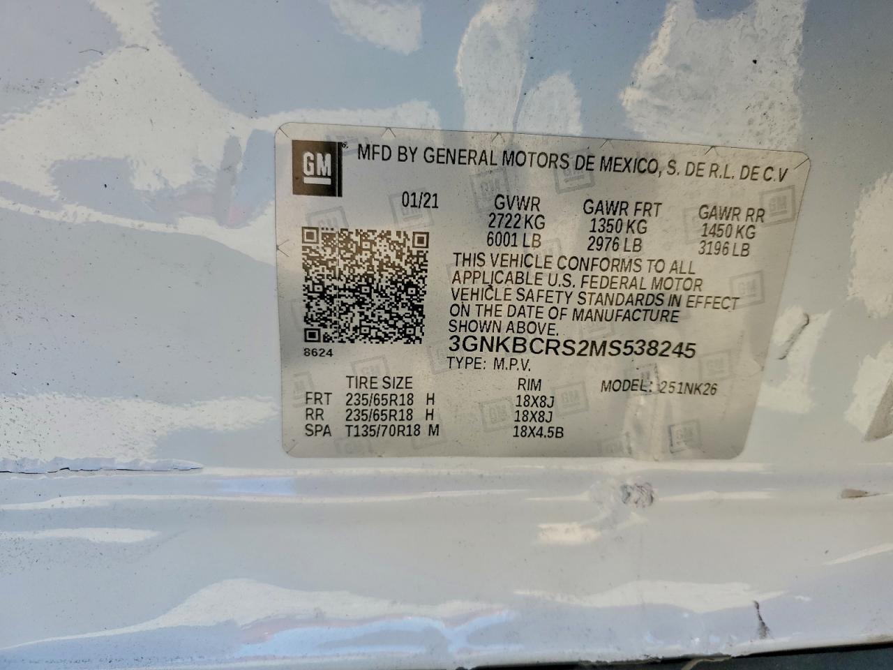 2021 CHEVROLET BLAZER