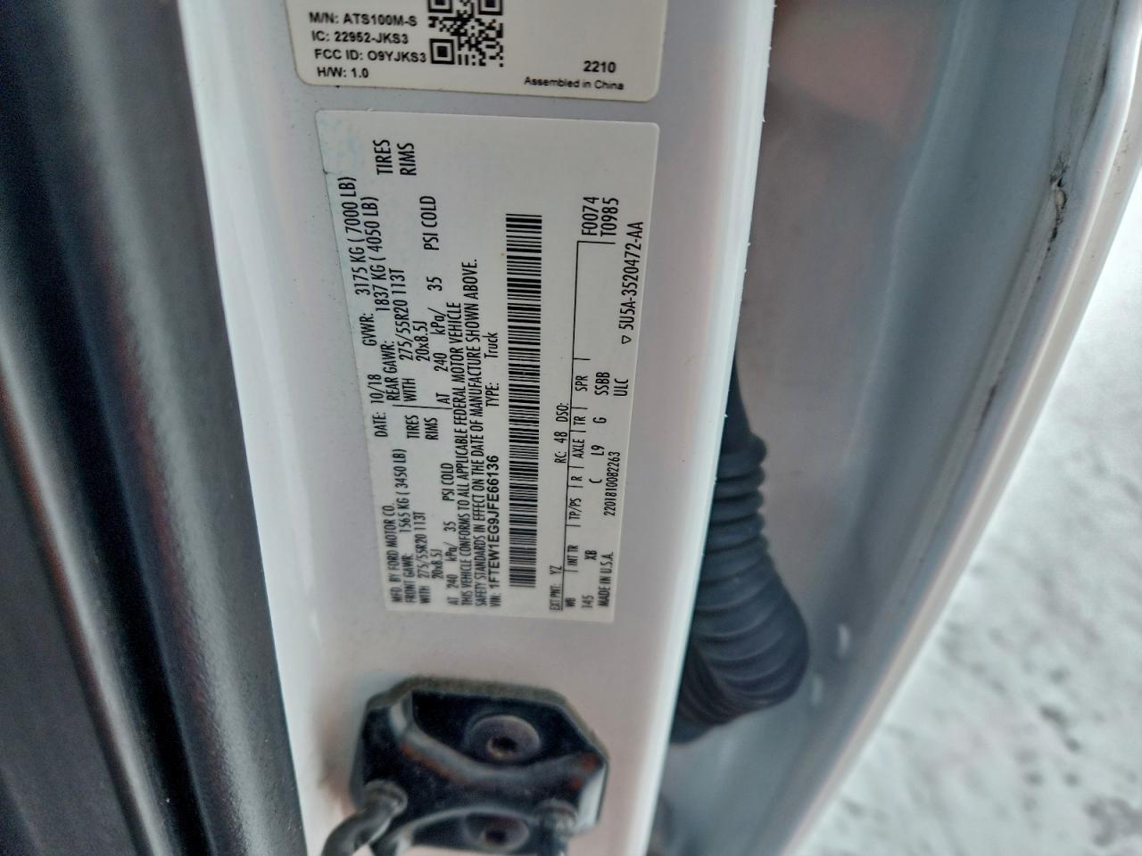 2018 FORD F-150