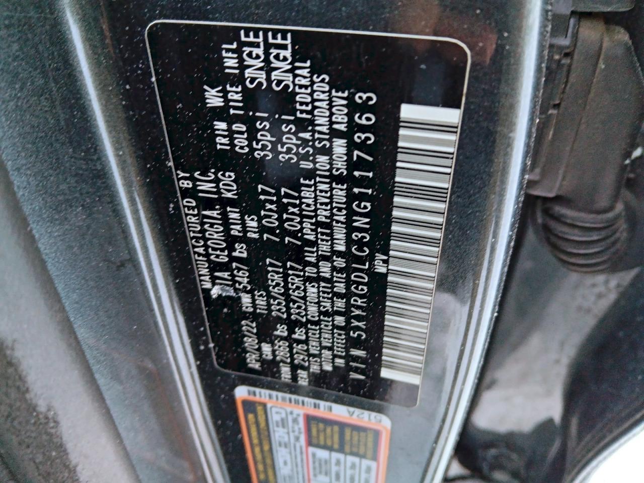 2022 KIA SORENTO