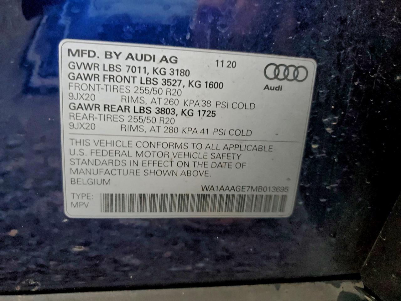 2021 AUDI E-TRON