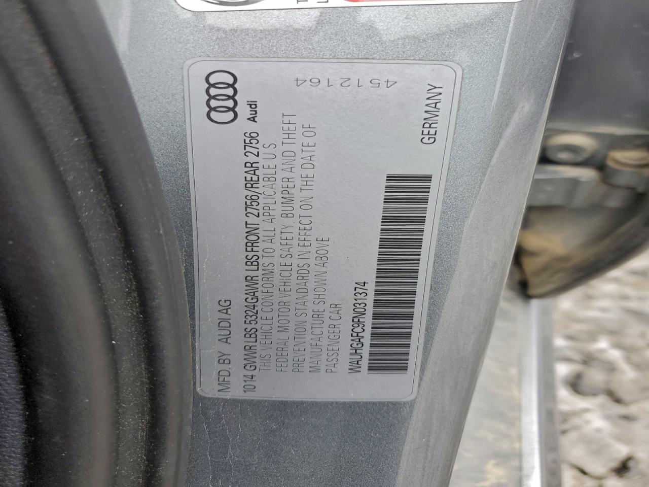 2015 AUDI A6