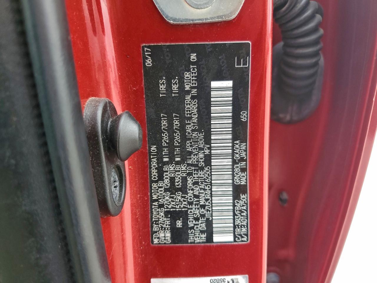 2017 TOYOTA 4Runner