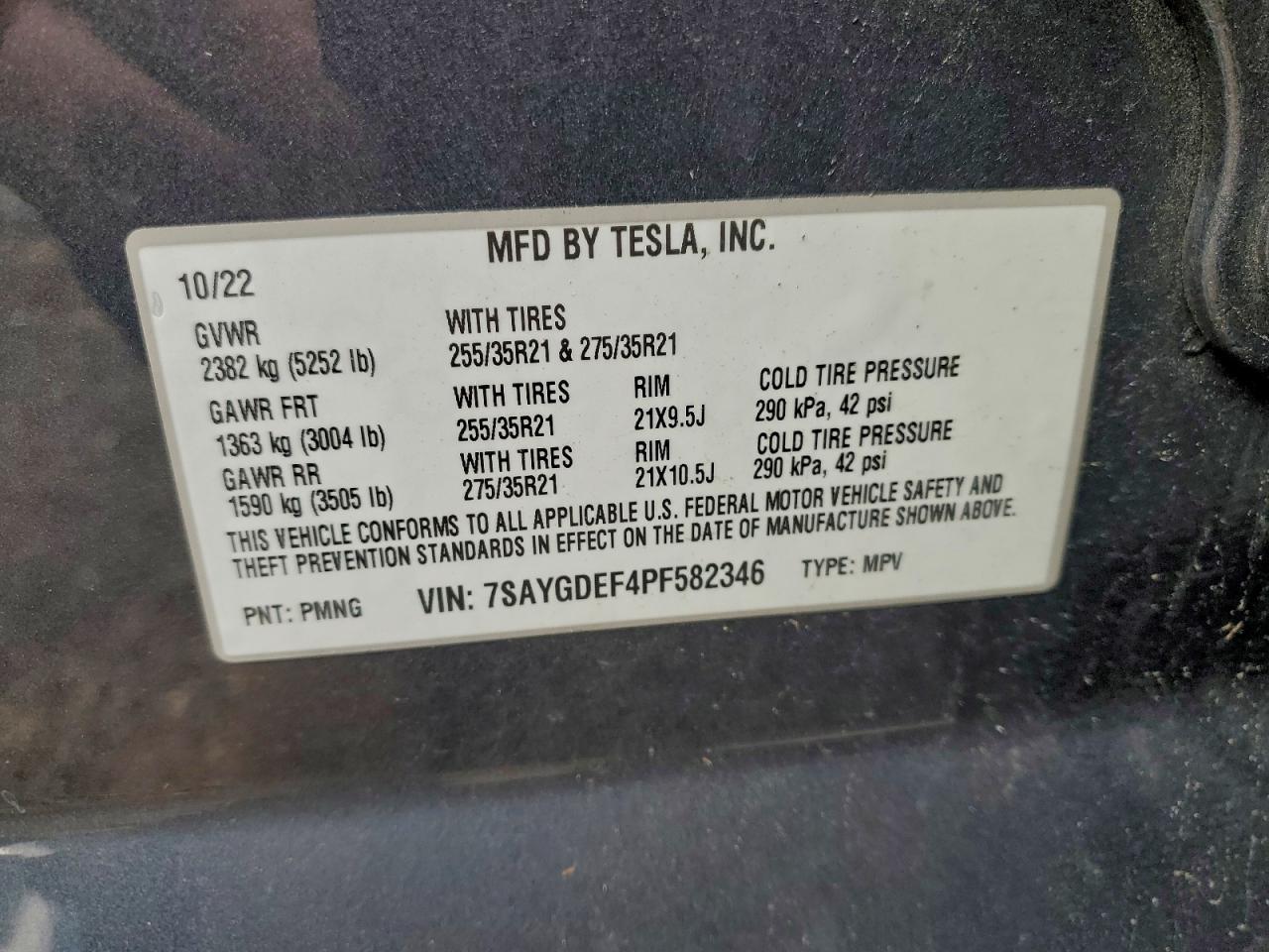 2023 TESLA MODEL Y