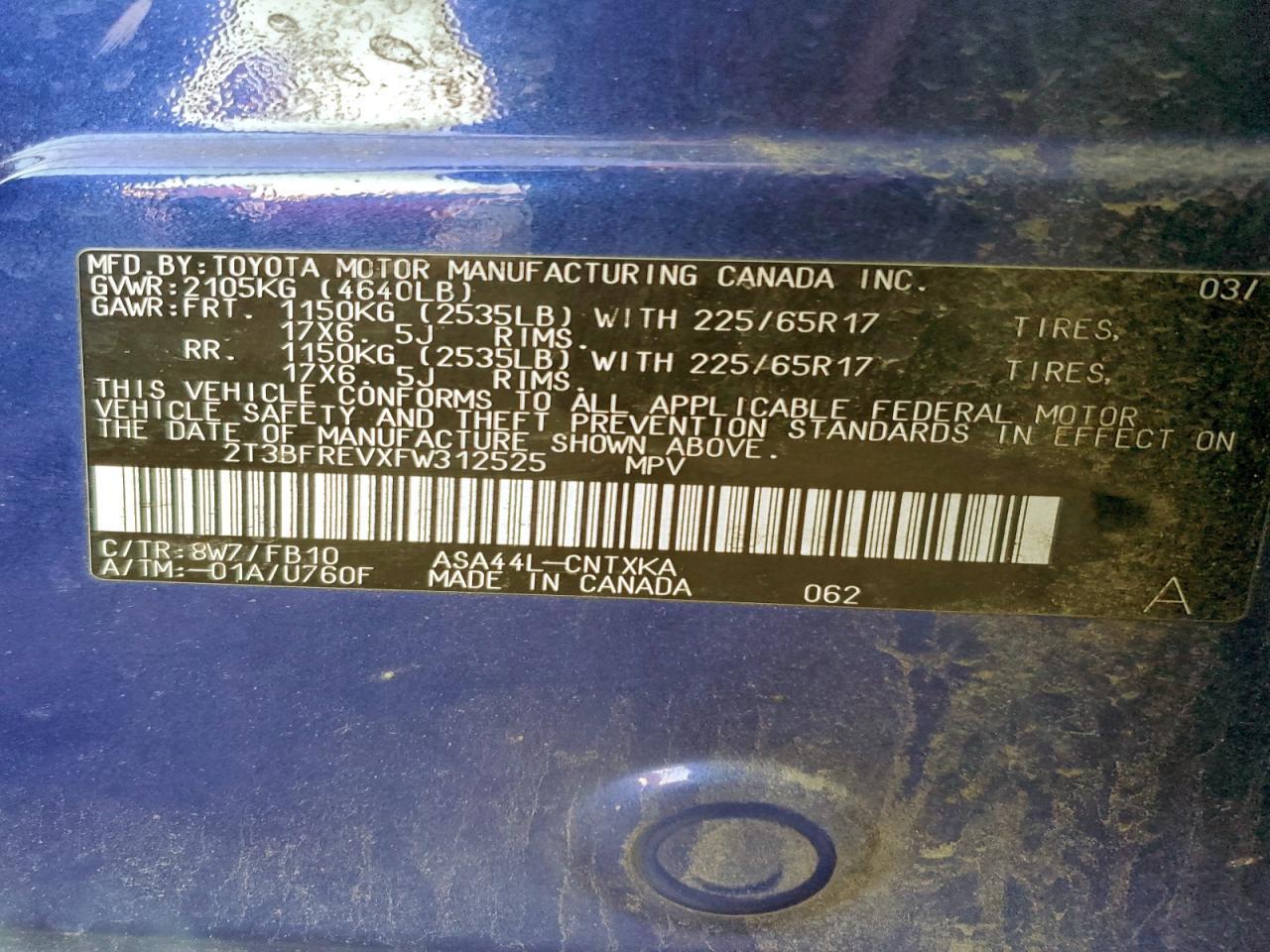 2015 TOYOTA RAV4