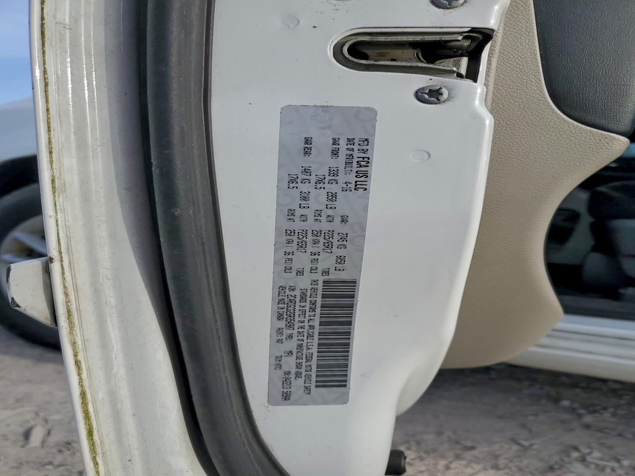 2016 DODGE GRAND CARAVAN