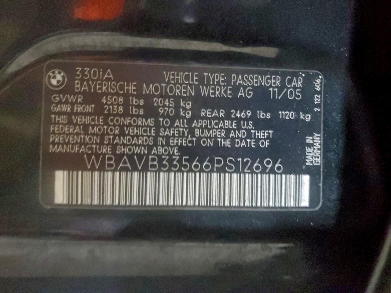 2006 BMW 3 SERIES