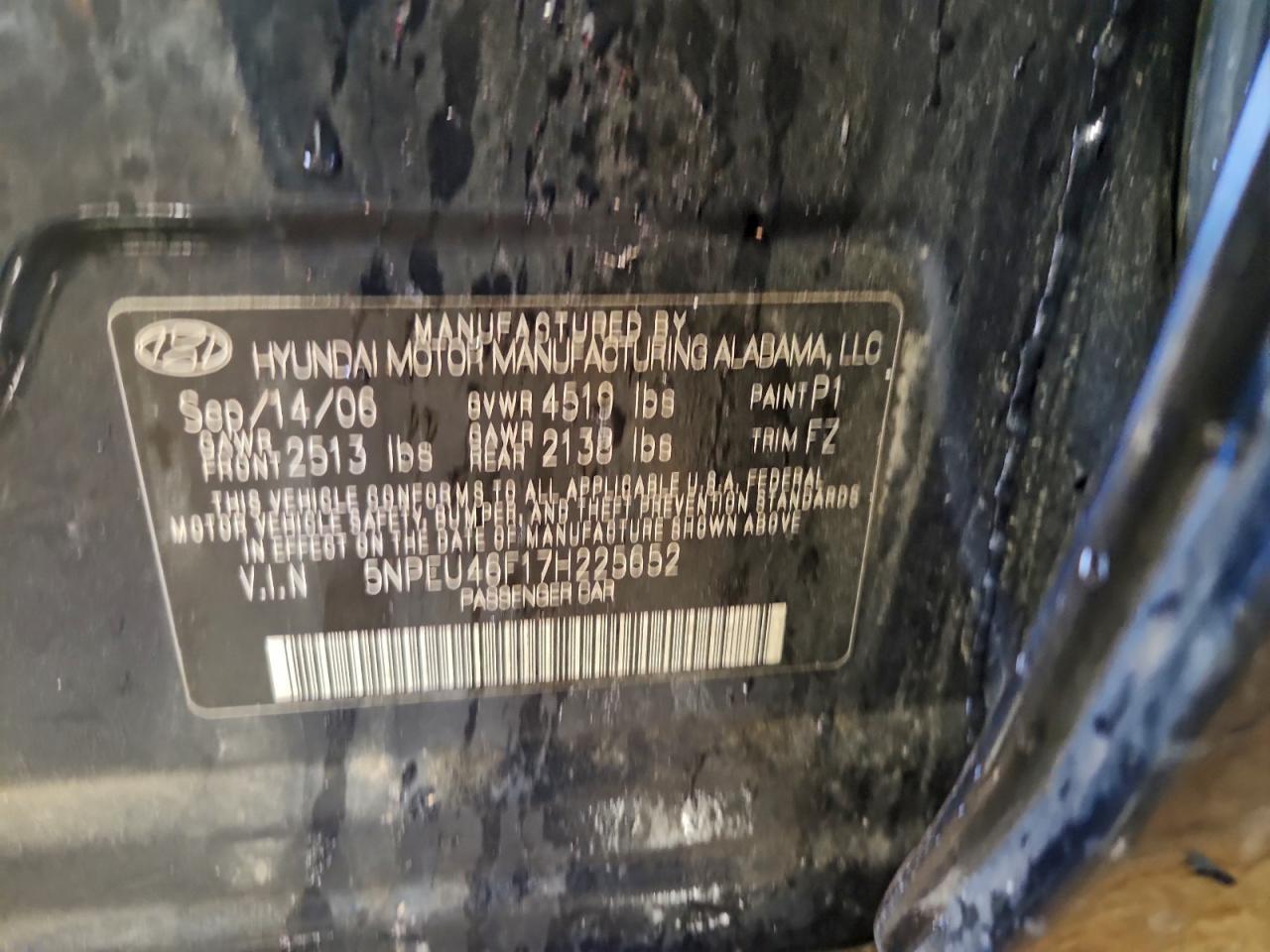 2007 HYUNDAI SONATA