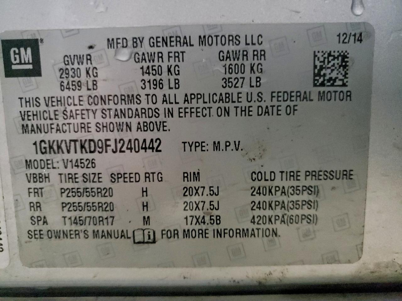 2015 GMC ACADIA