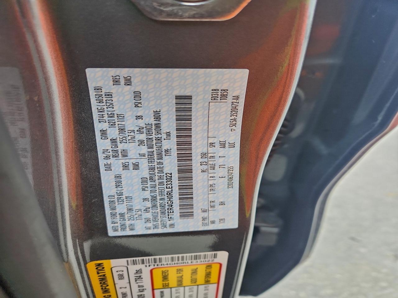 2024 FORD RANGER