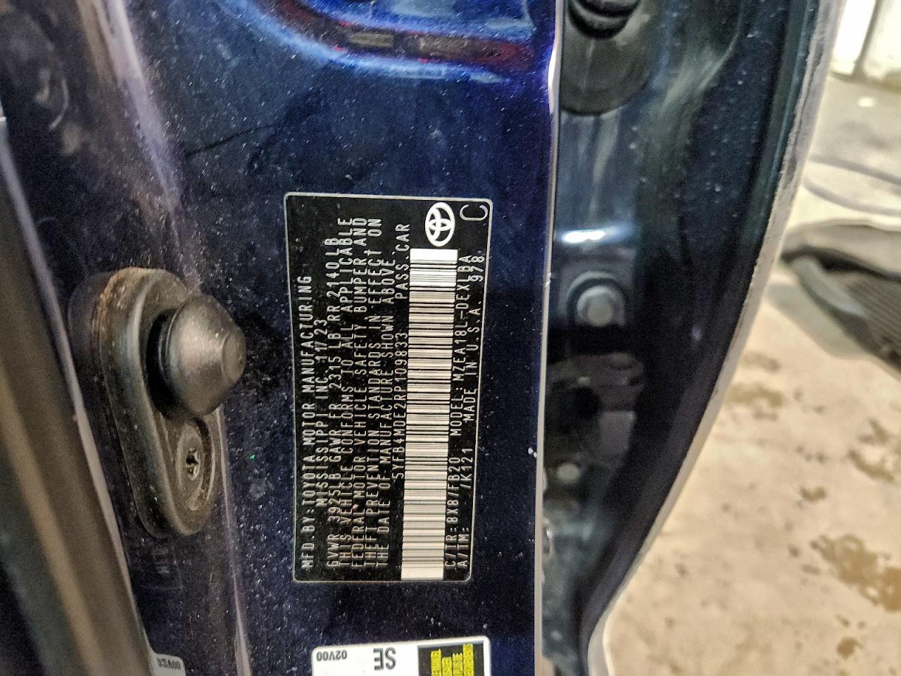 2024 TOYOTA COROLLA