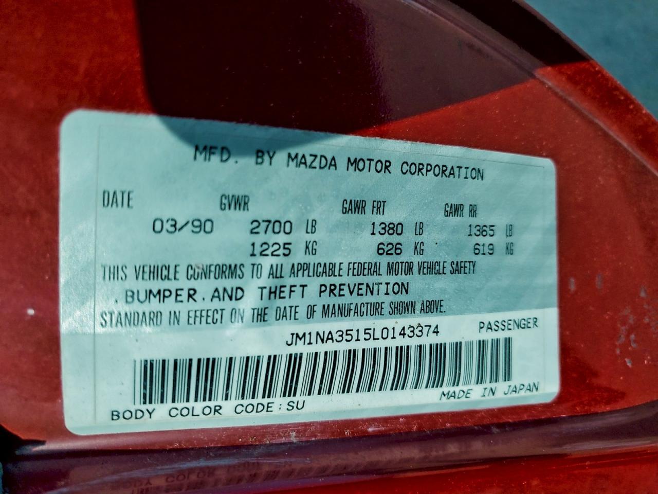 1990 MAZDA MX-5 Miata