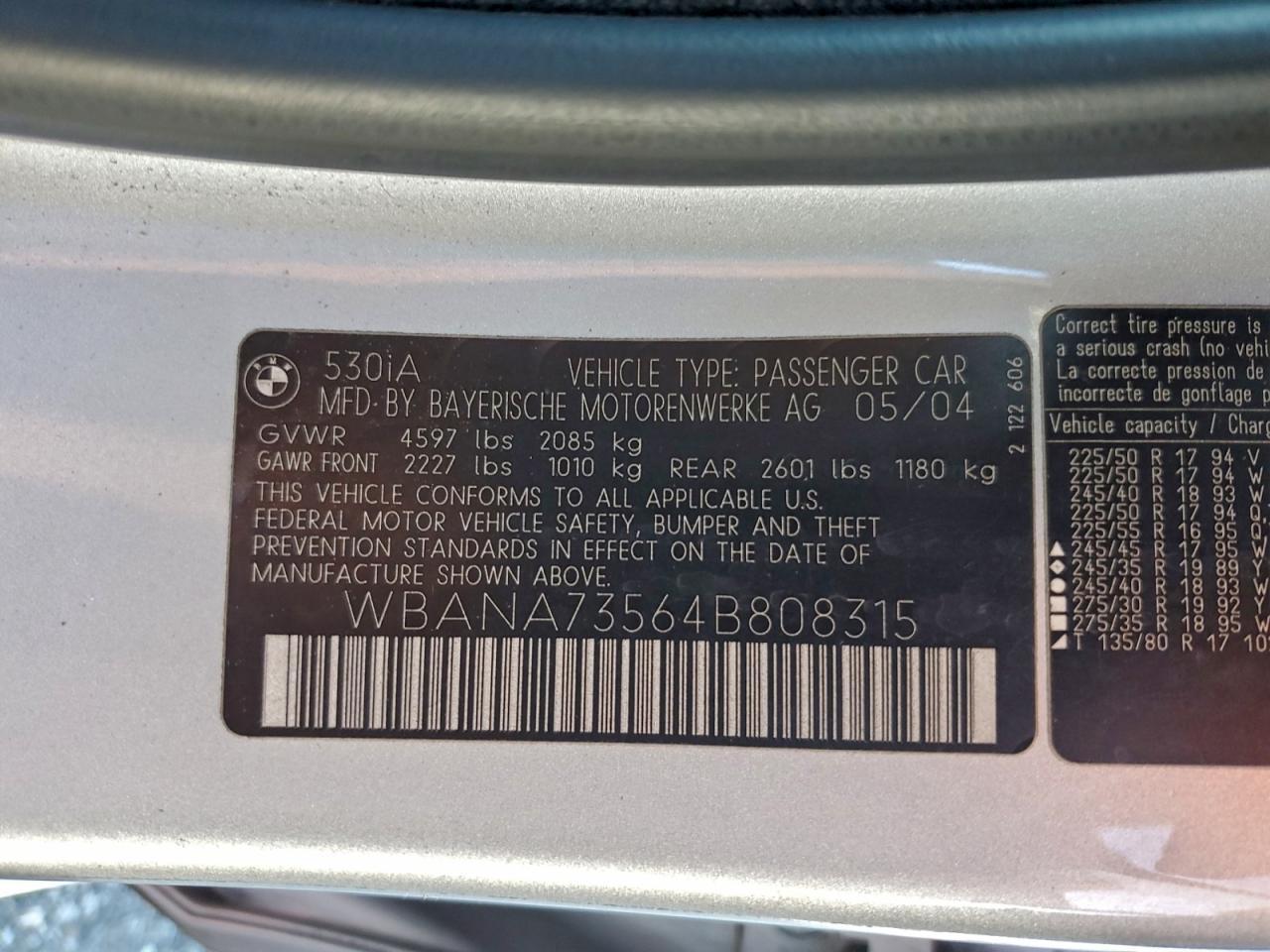 2004 BMW 5 series