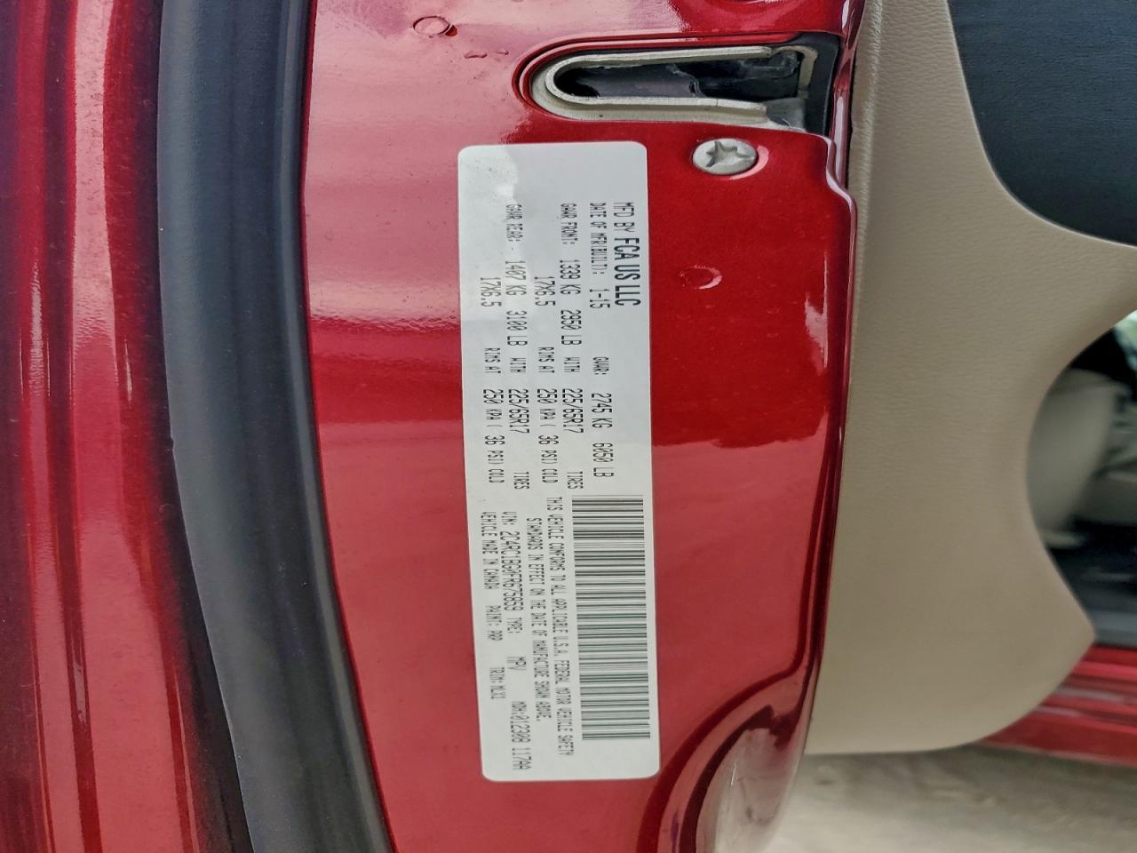 2015 CHRYSLER Town & Country