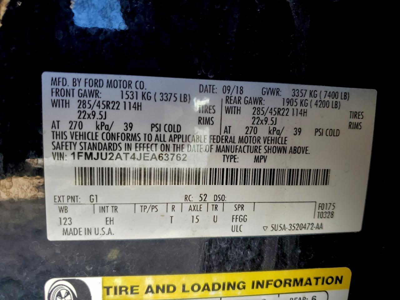 2018 FORD Expedition