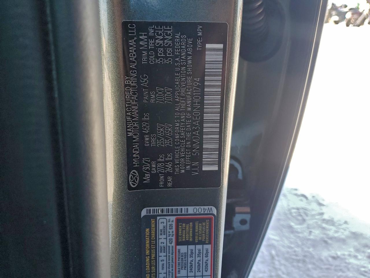 2022 HYUNDAI TUCSON
