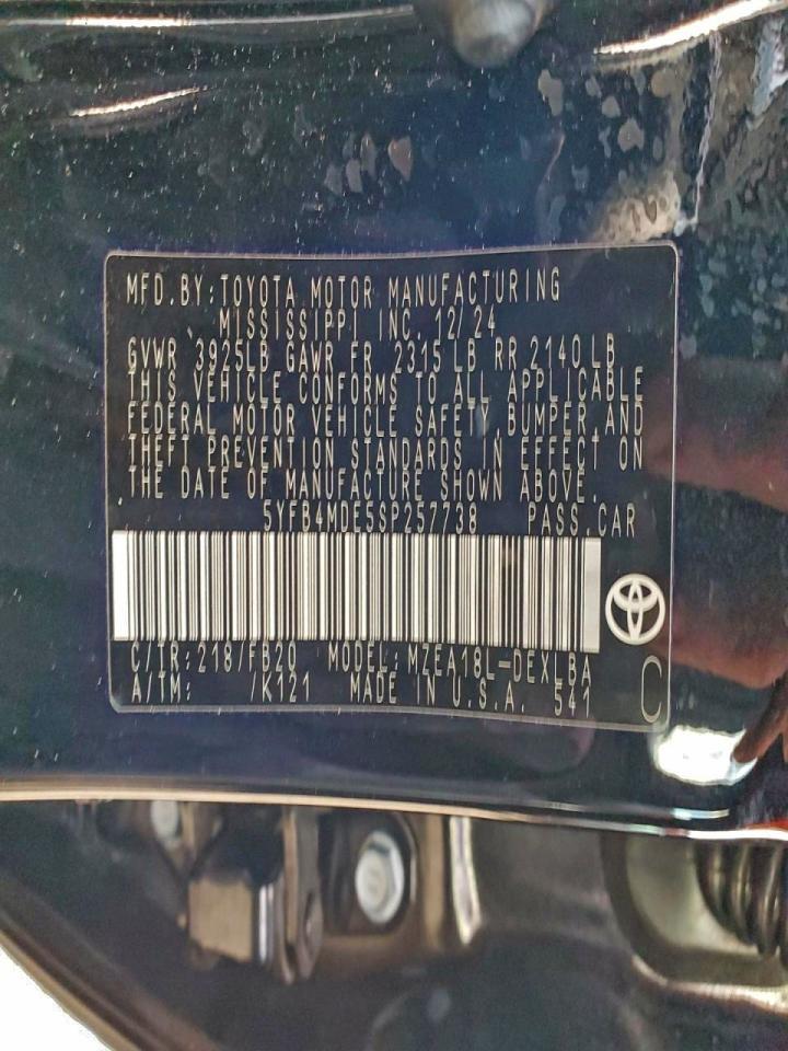 2025 TOYOTA COROLLA