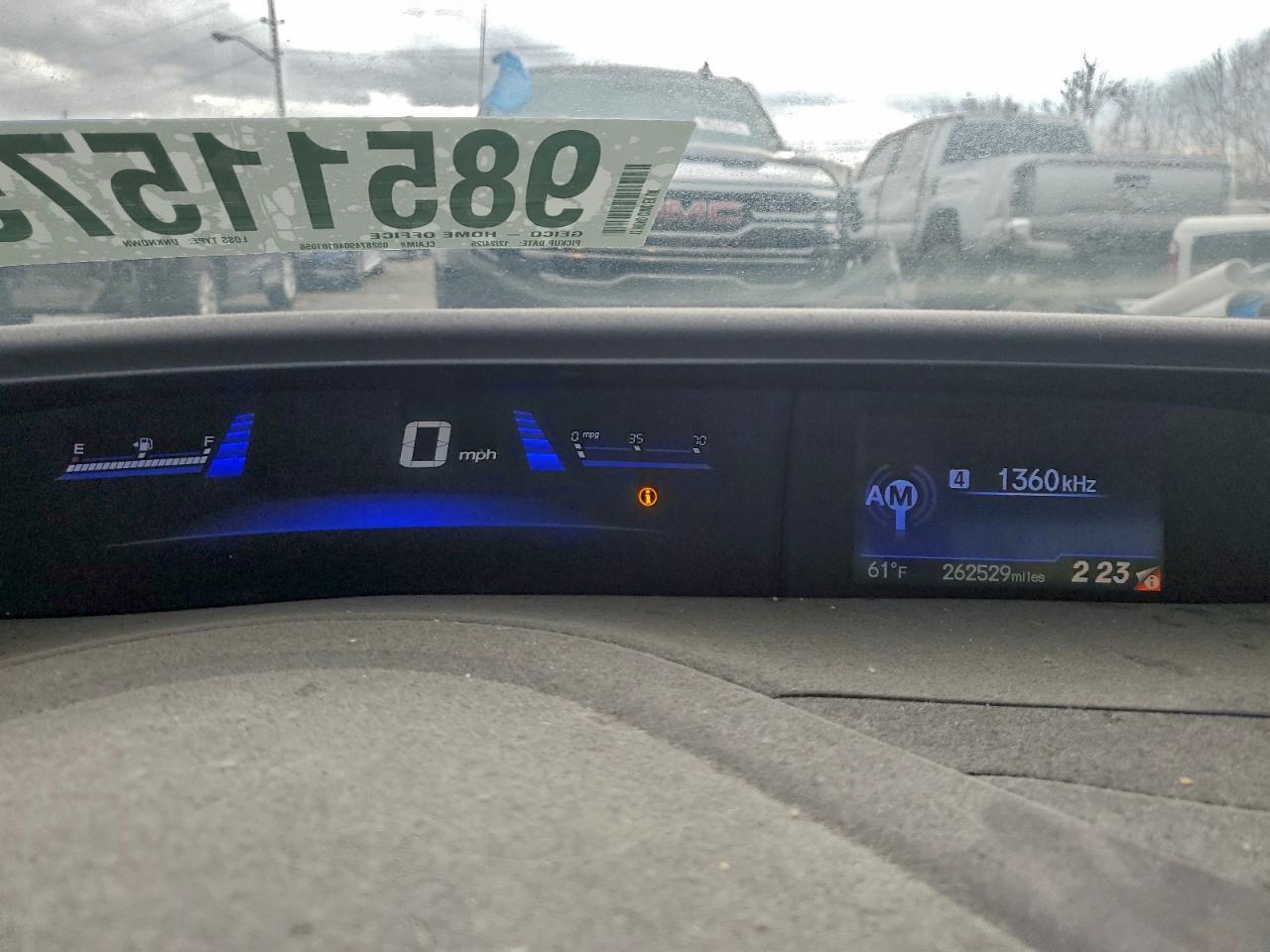 2012 HONDA CIVIC