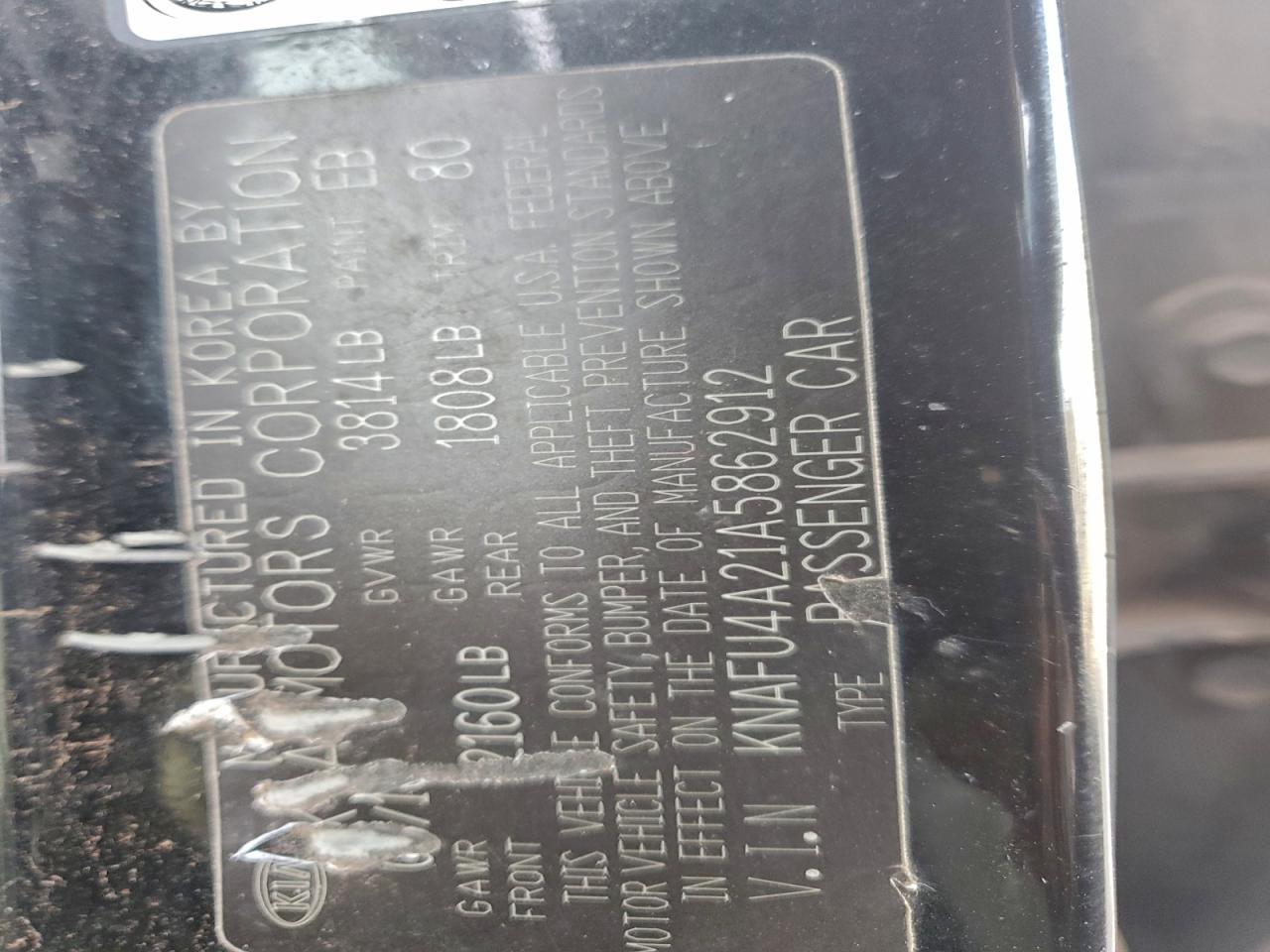 2010 KIA FORTE