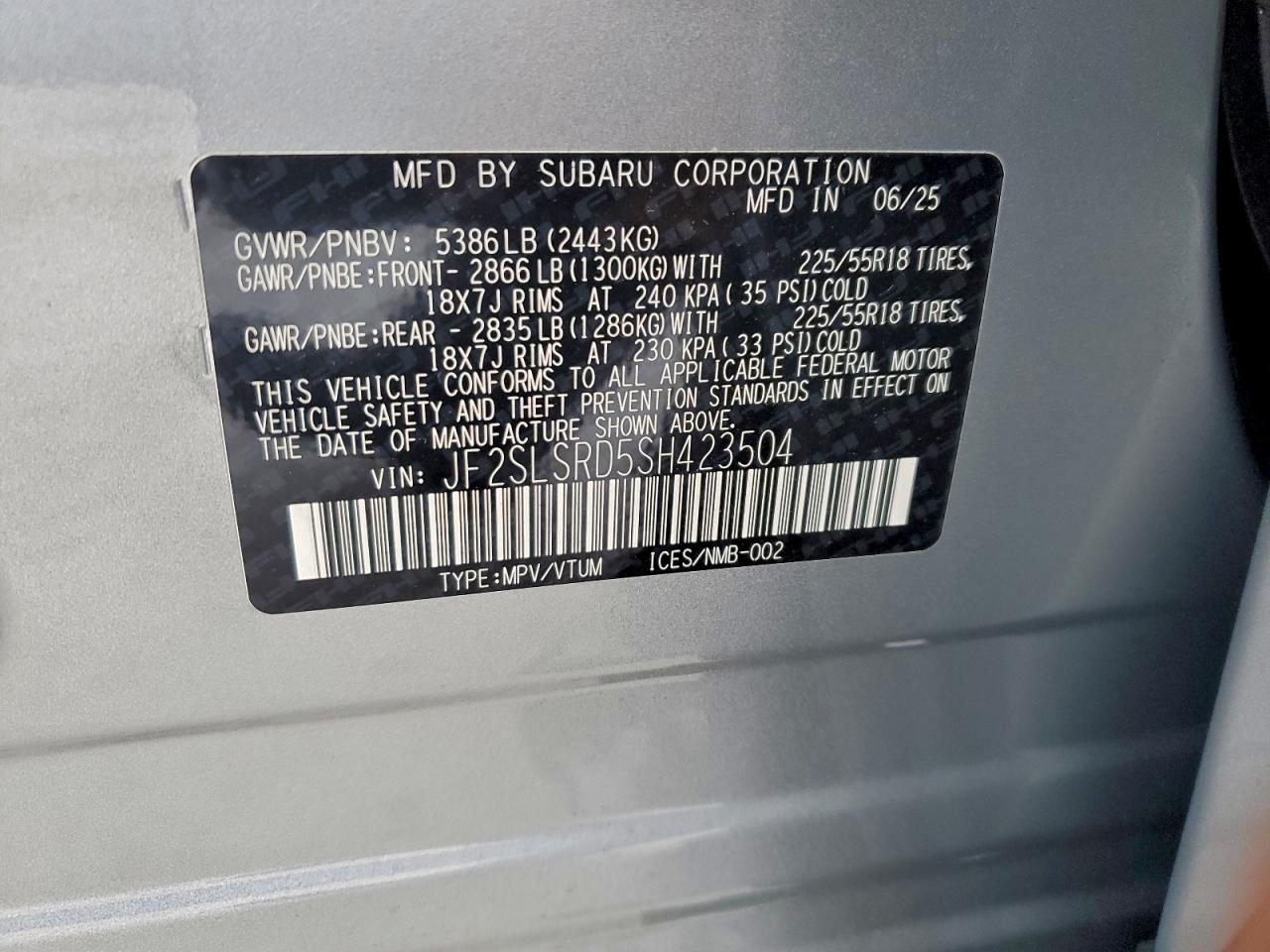 2025 SUBARU FORESTER