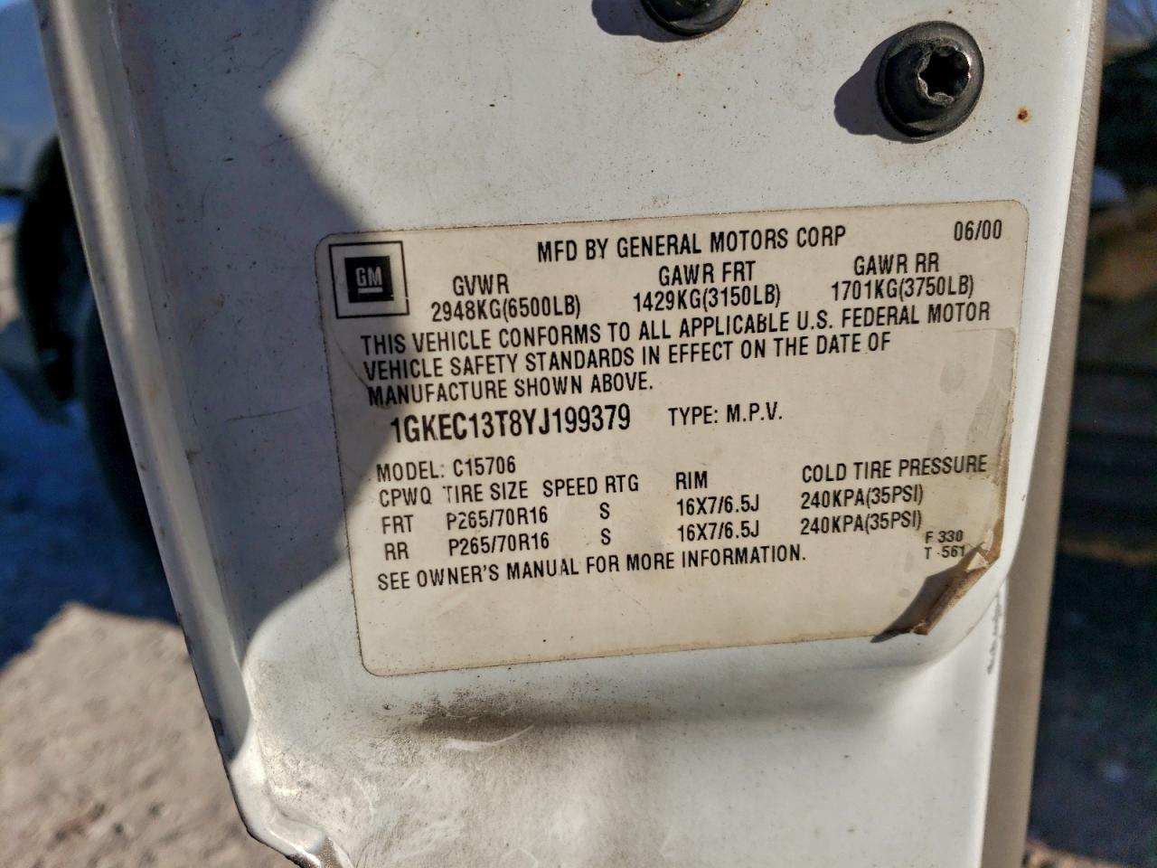 2000 GMC Yukon