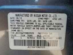 2012 INFINITI G37