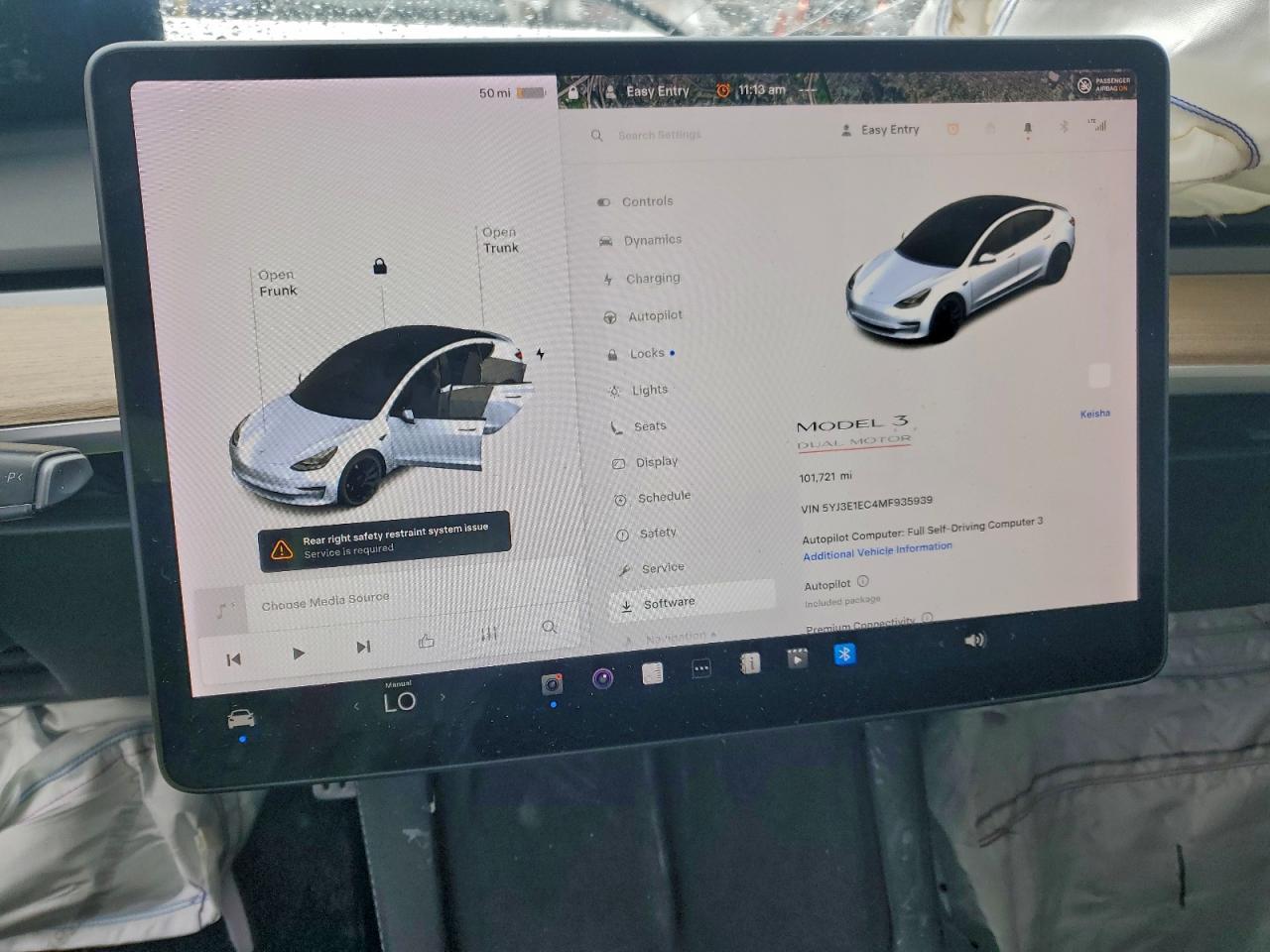 2021 TESLA MODEL 3