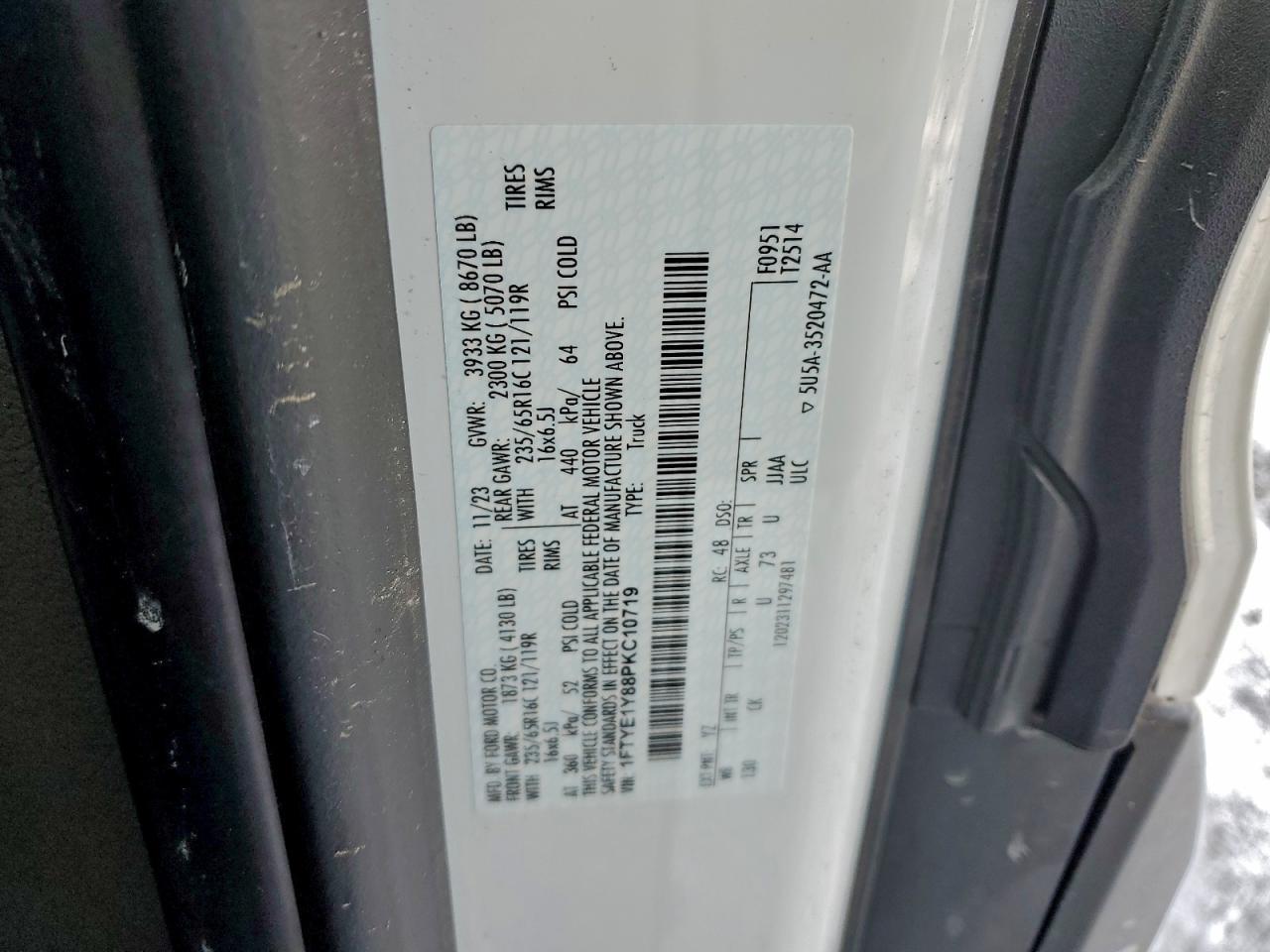 2023 FORD Transit