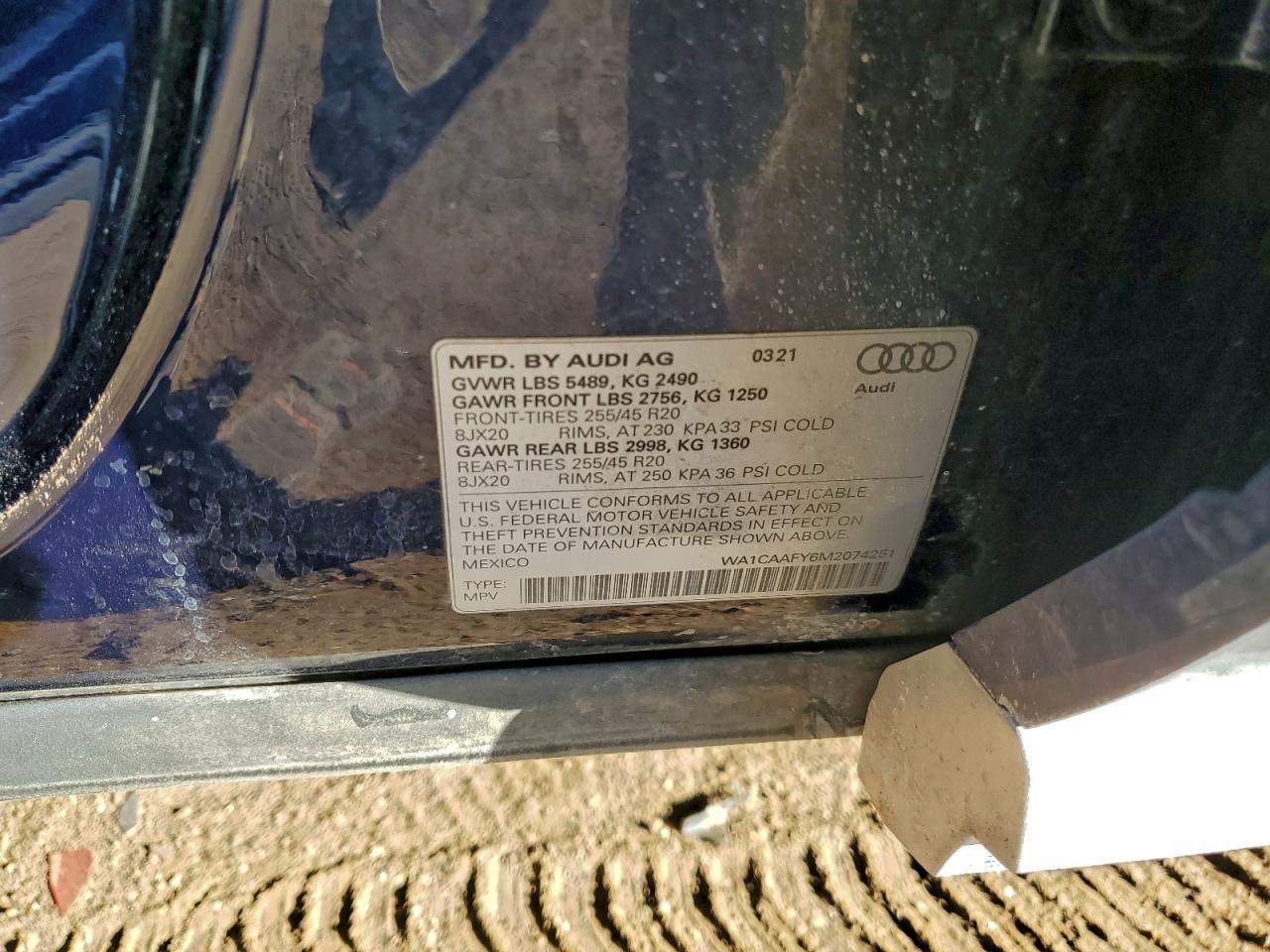 2021 AUDI Q5