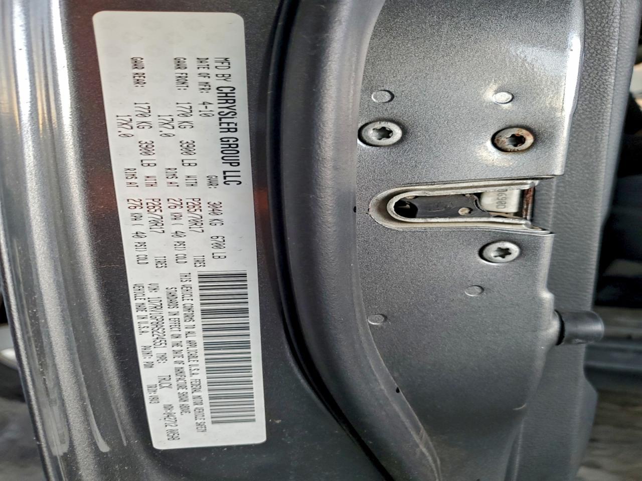 2010 DODGE RAM 1500