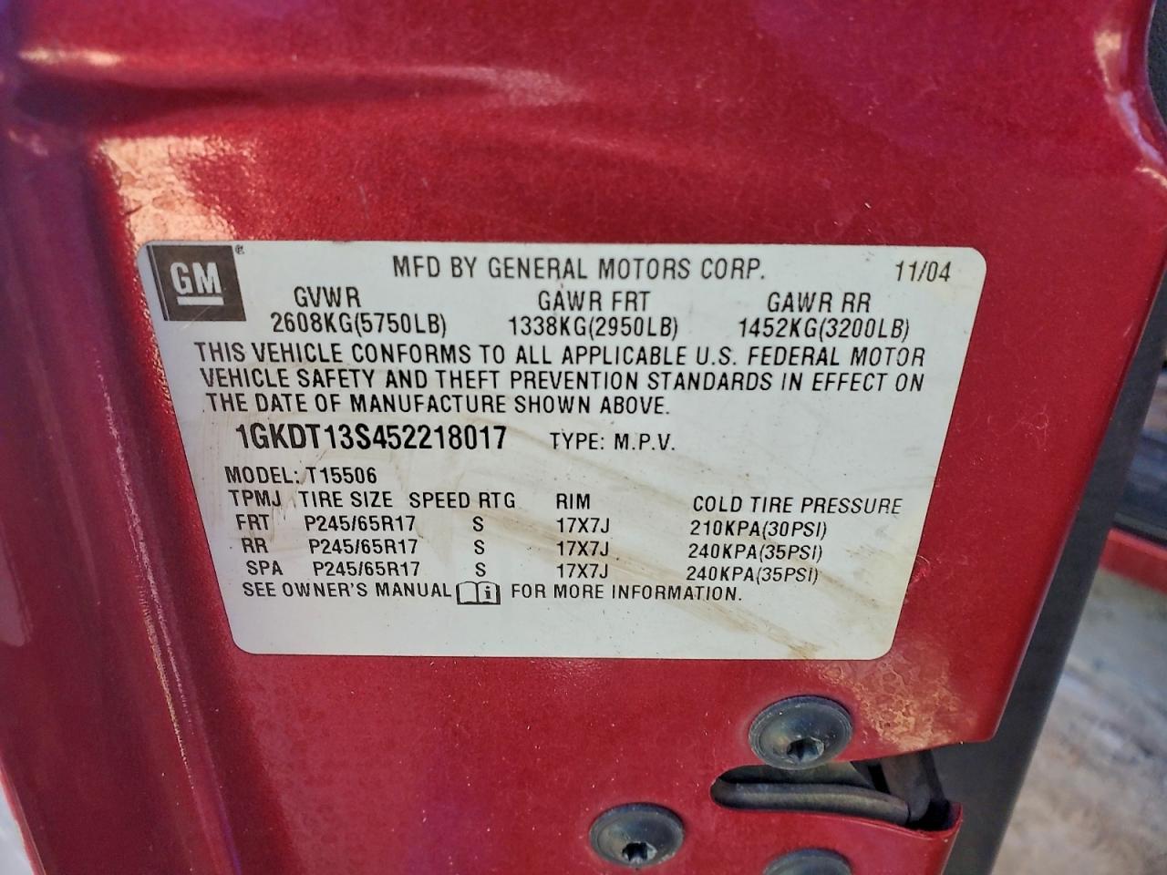 2005 GMC Envoy
