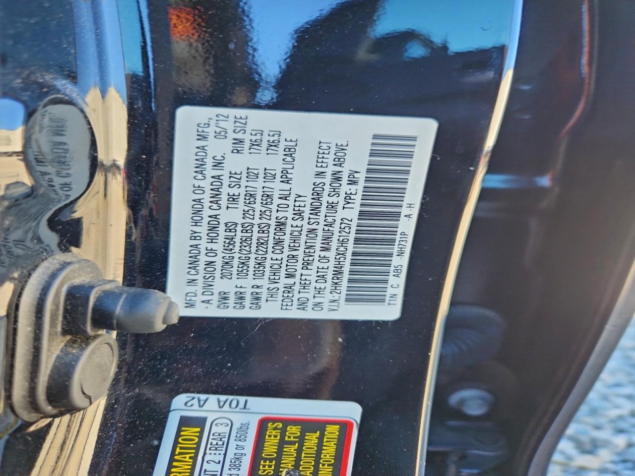 2012 HONDA CR-V