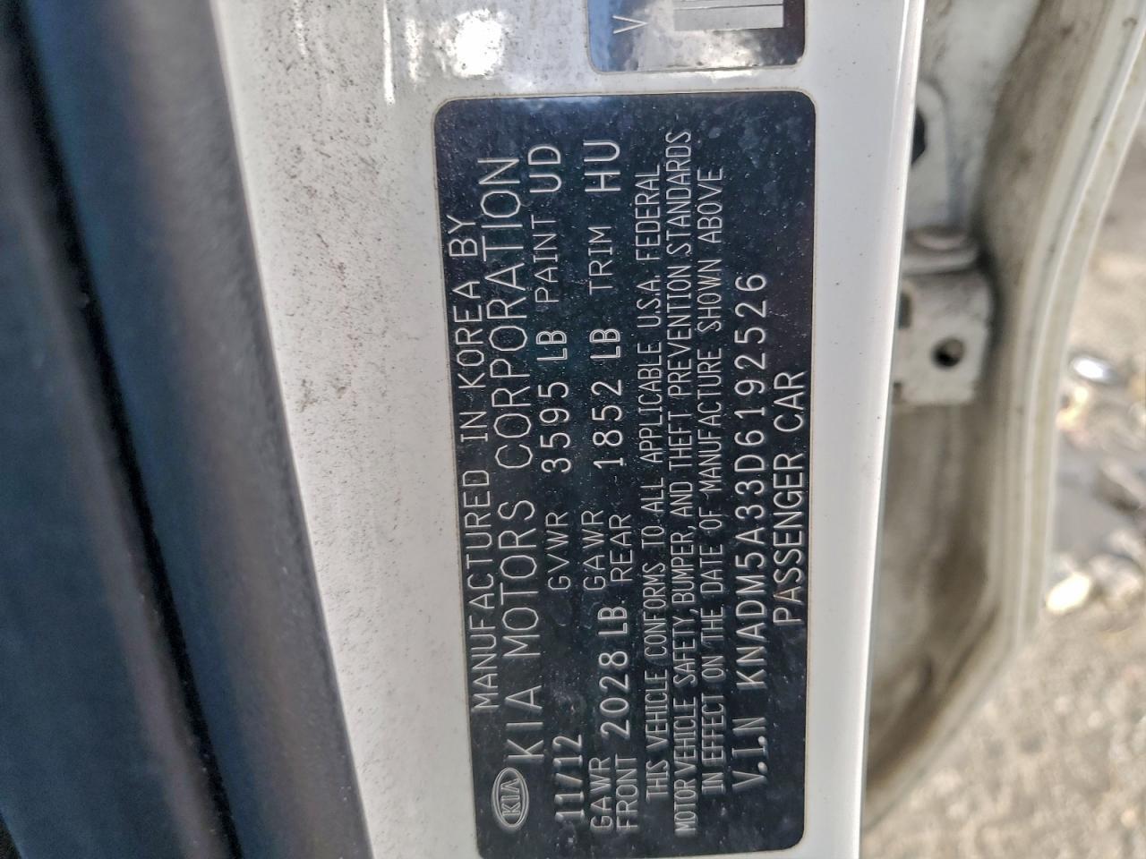 2013 KIA RIO