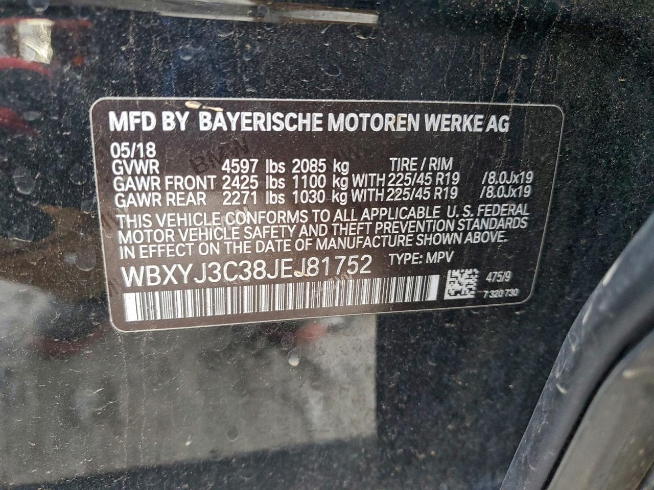 2018 BMW X2