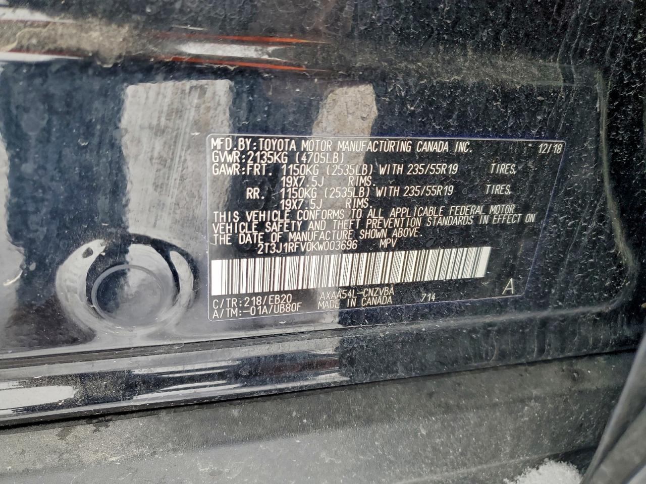 2019 TOYOTA RAV4
