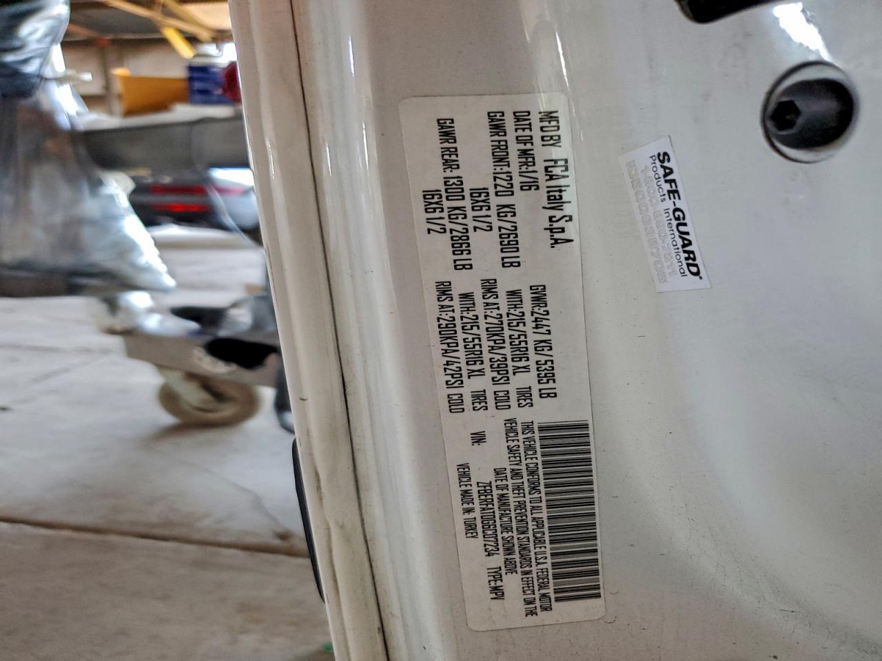 2016 RAM ProMaster City