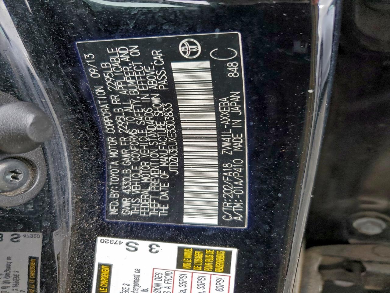 2014 TOYOTA PRIUS V
