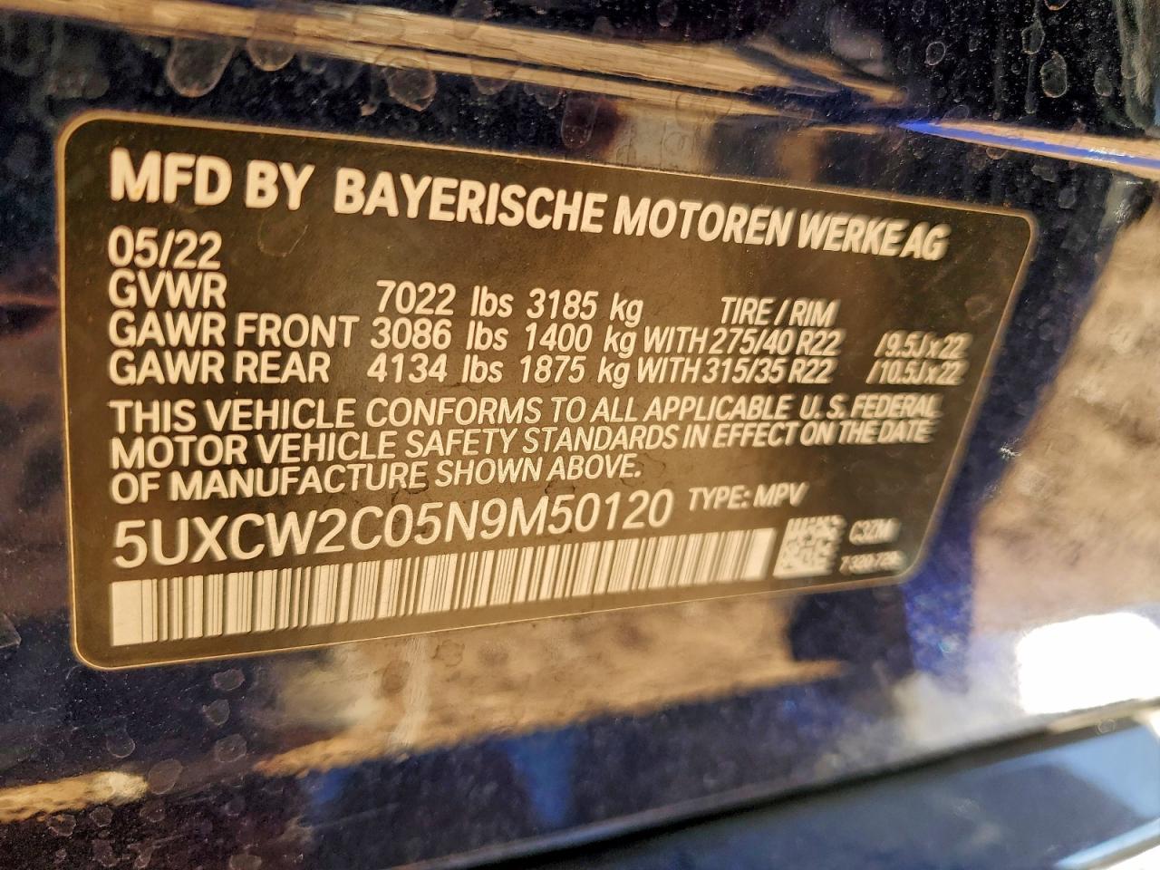 2022 BMW X7