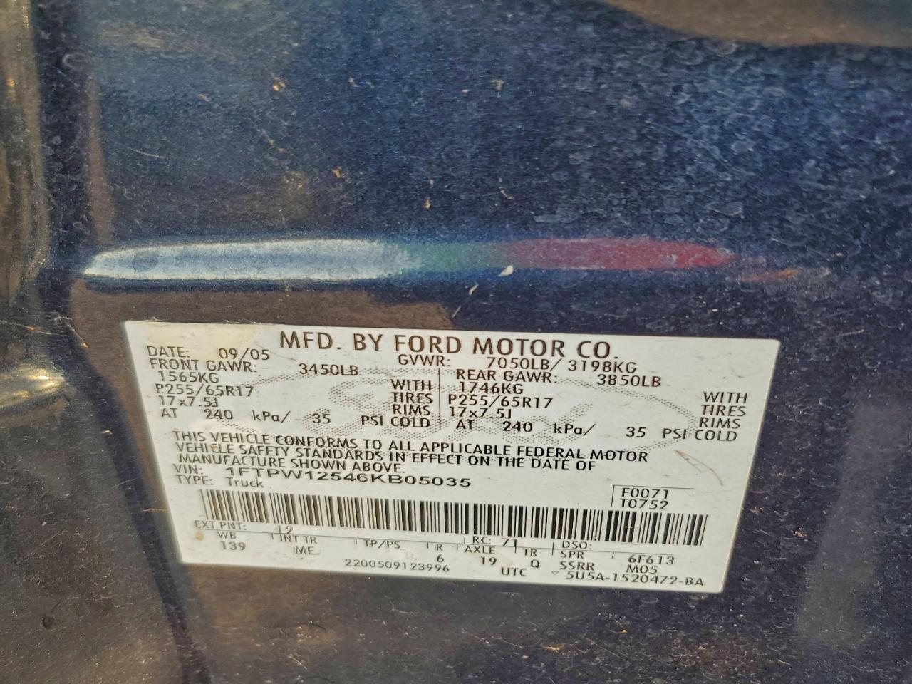 2006 FORD F-150