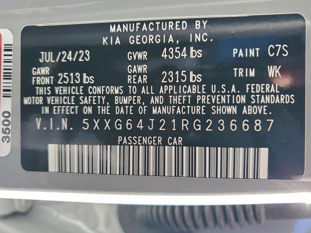 2024 KIA K5