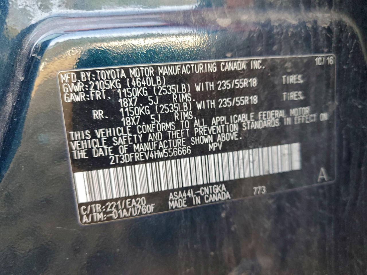 2017 TOYOTA RAV4