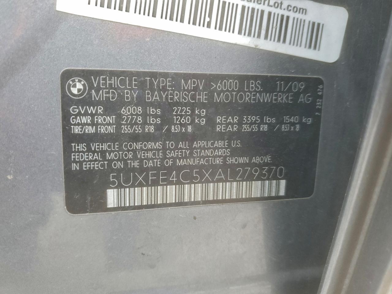 2010 BMW X5