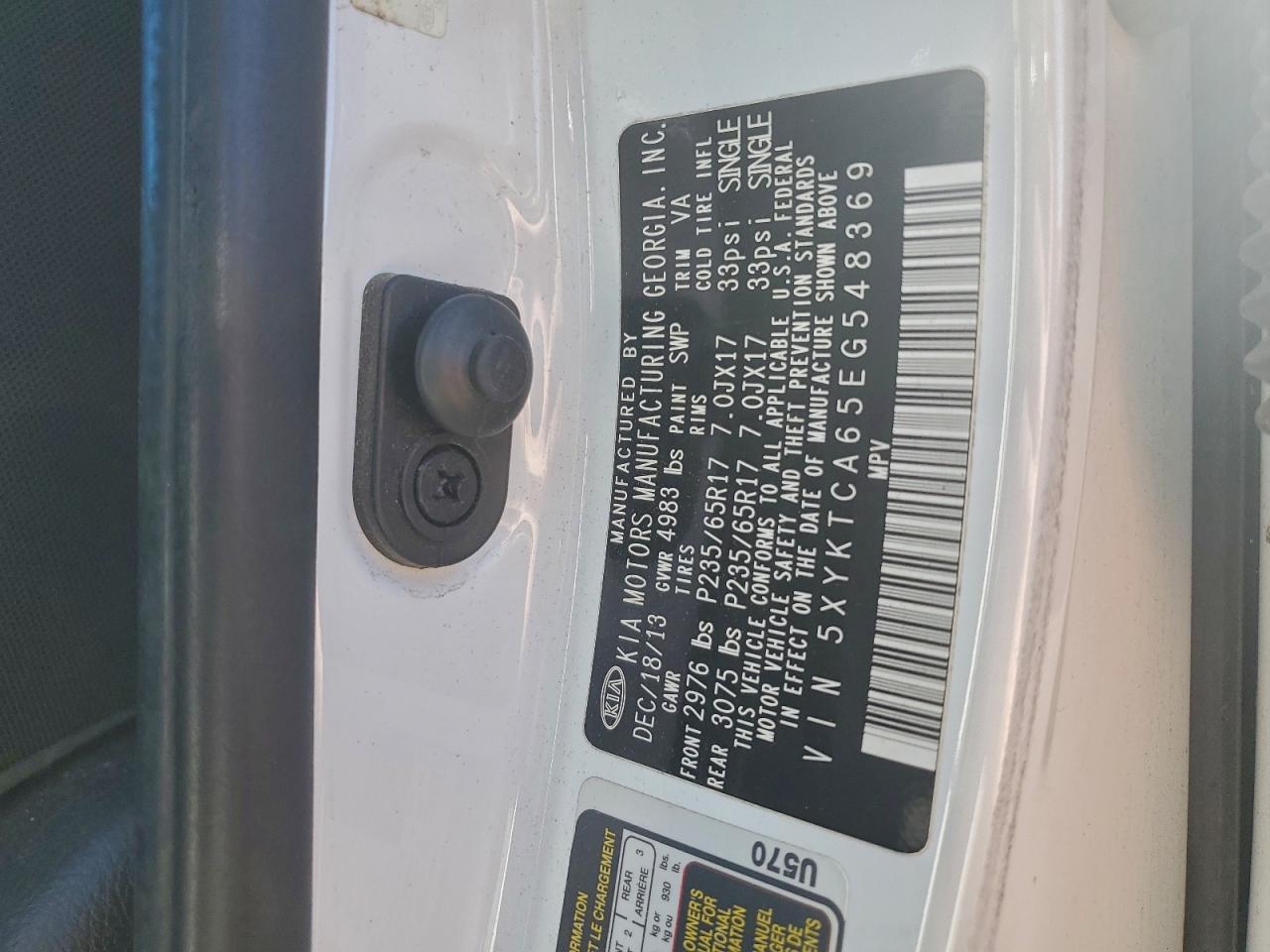 2014 KIA SORENTO