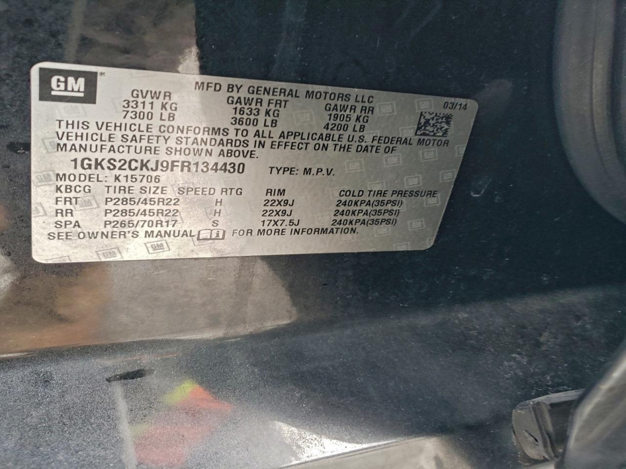 2015 GMC Yukon