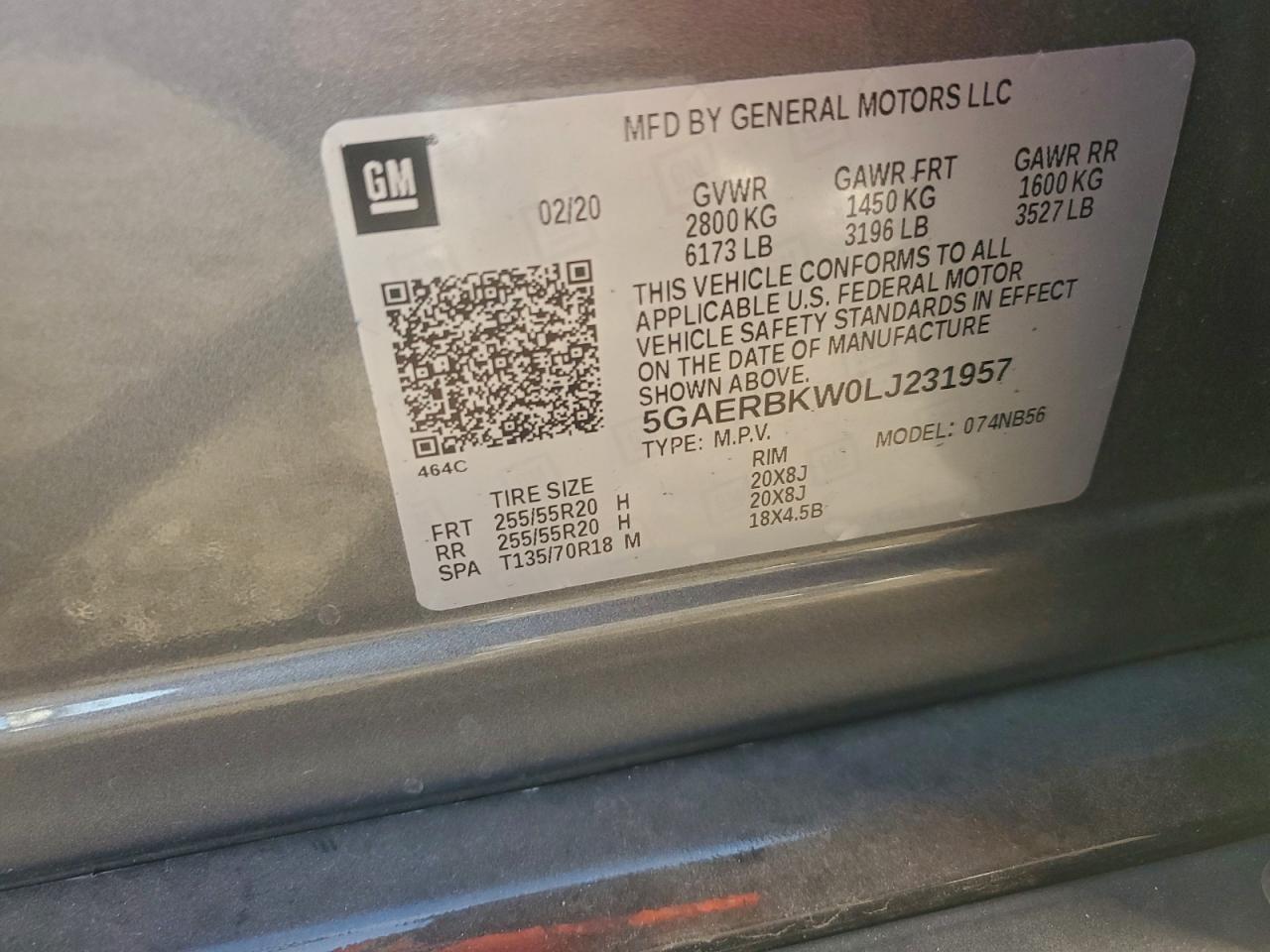 2020 BUICK ENCLAVE