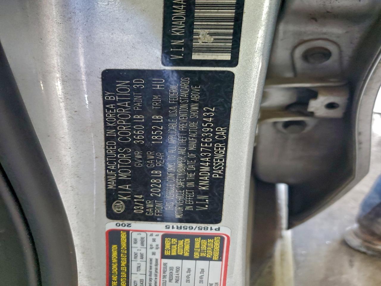 2014 KIA RIO